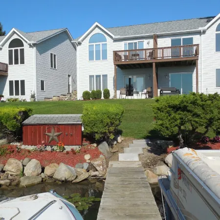 River Front, Two story duplex with boat dock