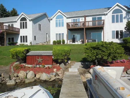River Front,  Two story duplex with boat dock
