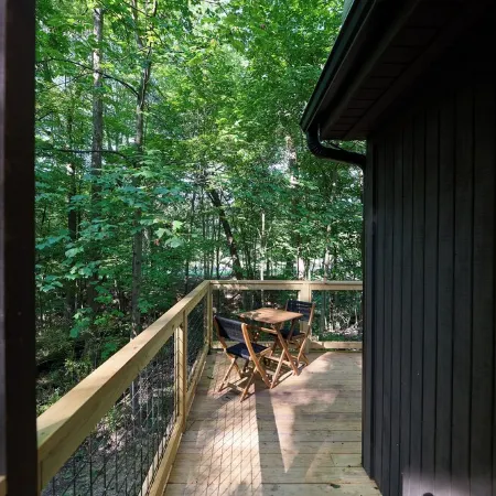 Valley Overlook - Cozy Cabin near Blossom Music Center, 1BR - Peninsula, Ohio