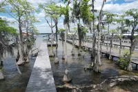 Lakefront with Private Pier at White Lake