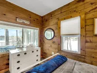 Tranquil, serene Sebago Lakefront House on 2 wooded acres - 300ft waterfront! Hotels in Casco