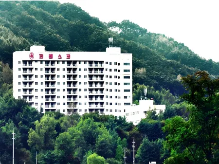 Koresco Chiaksan Condominum Отели рядом с достопримечательностью «Hoengseong Theme Land»