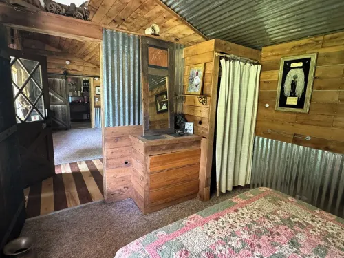 One of a kind, property with 3 charming houses, horse facility and pets welcome.