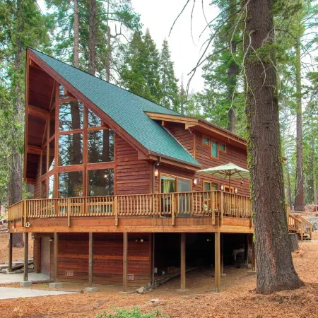 🌄 Most Lux A-Frame Panoramic View Yosemite West Cabin - NEW AC and EV Charger
