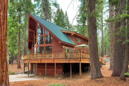 🌄 Most Lux A-Frame Panoramic View Yosemite West Cabin - NEW AC and EV Charger