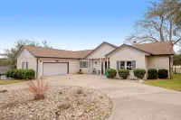 Lake home on golf course with sunset-view deck, pool & tennis - deer sightings