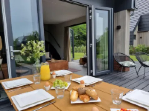 Water Villa in Balk with Private Jetty Hotels in Balk