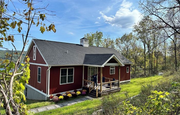 The Barn and Barrel on the bluff of Keuka Lake, offering spectacular views!
