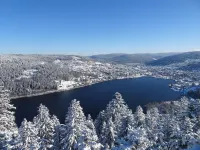 Charmant F2 Dans Chalet Avec une Terrasse vue lac