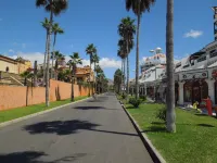 Studio Parque Santiago 3 directly on the beach + sea, terrace, heated pool, wifi