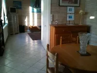 House with garden in the center of the D-Day landing beaches