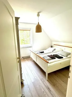 Modern vacation apartment with Baltic Sea view and balcony for 6 people