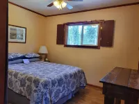 Cozy Fireside Cottage - White Goat