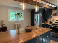 In the heart of town, a modern farmhouse