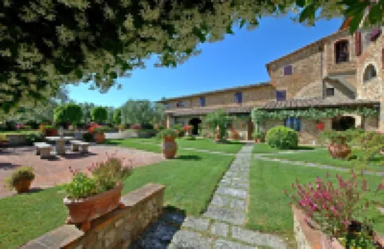 13th Century Medieval Villa on the top Chianti hills near Florence - 26 guests.