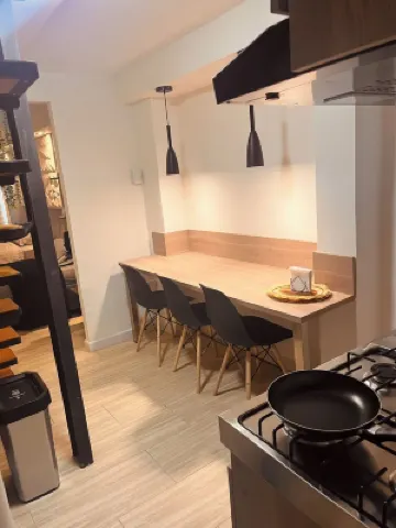 Charming deluxe studio with WiFi, AC, Kitchen, and Workstation in Barranquilla