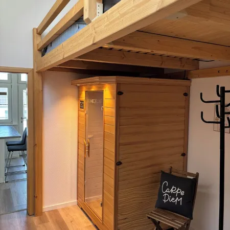 Cozy apartment to relax with infrared cabin near the Teutoburg Forest