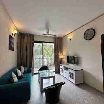 Charming 2-bedroom house with AC, WiFi in marvelous Candolim Others