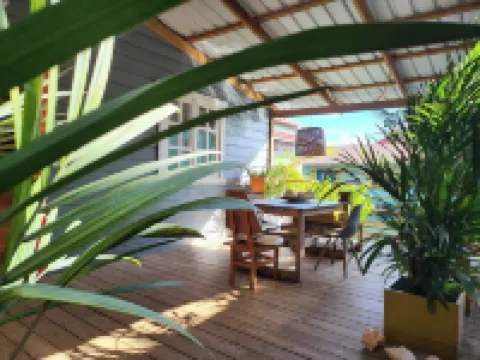 Chalet Over the Caribbean sea