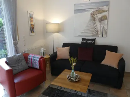 Norderney vacation apartment with large garden near the beach and harbor