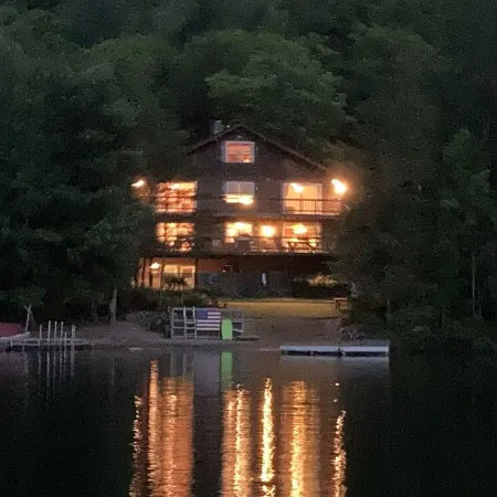 Private Sandy Beach with 125 feet of lake frontage