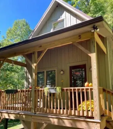 Whimsical Creekside Cabin