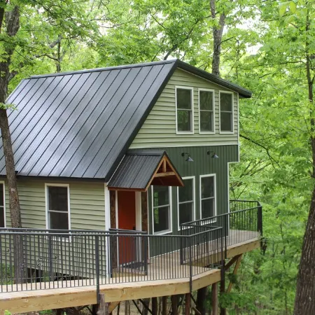 Secluded Treehouse in the Woods - 10 Minutes to Branson Landing & Sdc!