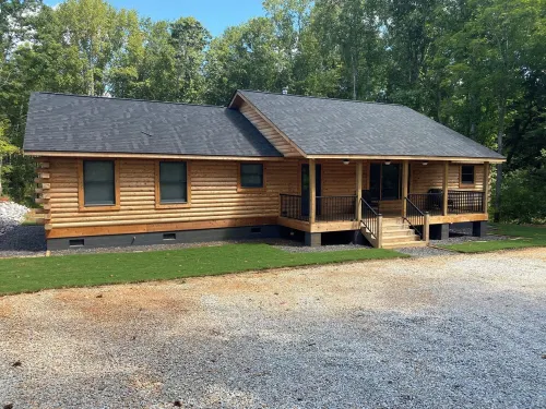 Cabin on Gaston. Fishing, hunting, relaxation in luxury. Hotels in Mecklenburg County