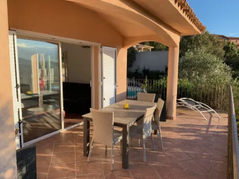 Comfortable villa with private pool 5 minutes from the beach