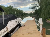 Direct Waterfront private house, NEW 40ft dock w/power, sleeps 8 in Wine Country