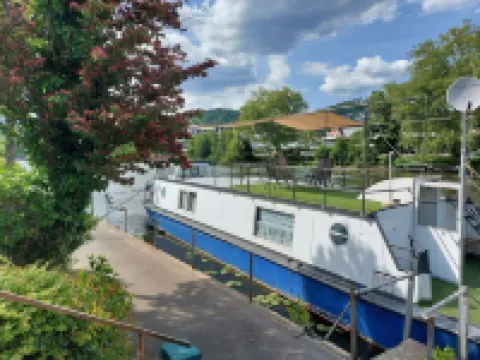 The other accommodation. The residential ship "Wilhelm von Nassau" in Bad Ems a.d. Lahn