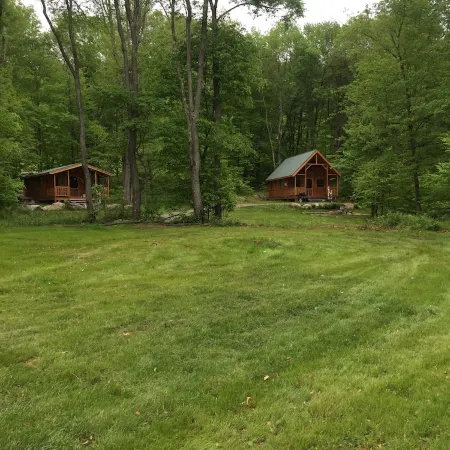 Maple Leaf Charming Log Cabin in the Woods Upgraded with Fiber Optic Internet