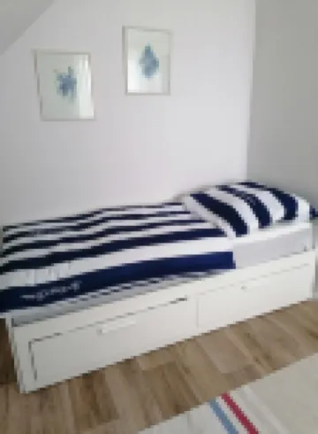 Cozy Vacation Apartment with Bicycle Garage Just 6 km from the Beach