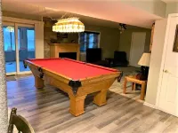Pocono Area Lakefront Estate, GREAT FOR KIDS, Pontoon boat for rent, game room.