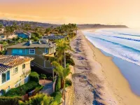 Celebrity Owned, 1800 sq. Feet, 3 Bdrm./2.5 Bath Art Filled Beachfront Property. Hotels in Solana Beach