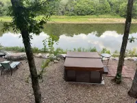 Unwind at this peaceful oasis on the Ouachita River in Caddo Valley.