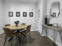 Cozy 2-bedroom apartment with Fiber WiFi, AC in charming Buford private 2 bedroo