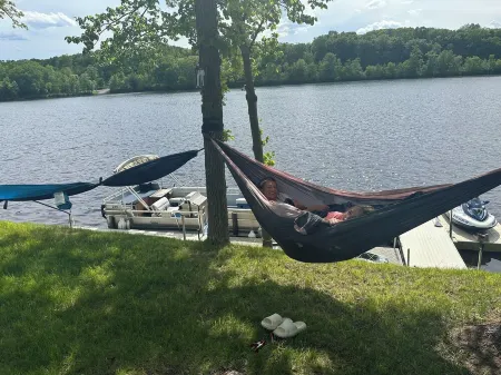 Codax Retreat is a newly constructed cabin on the Chippewa River