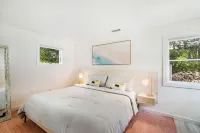 Stylish Patio and Firepit - Serene Beach Cottage Retreat