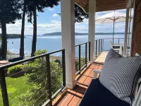 Magnificent up-close WATERFRONT "SunBright Le Reve"   Premier westside Orcas