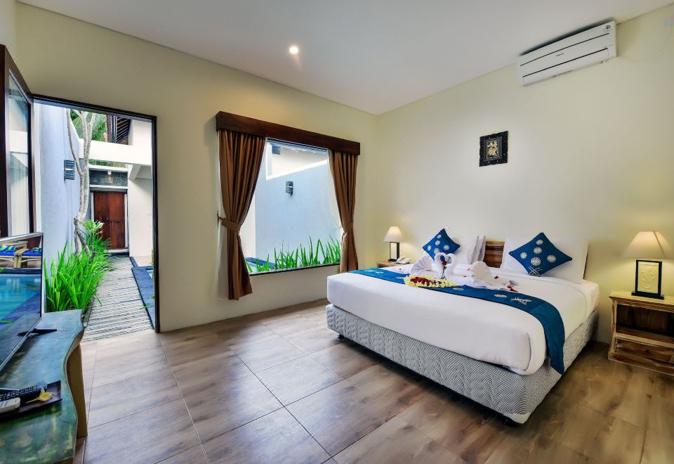 요가 우붓 빌라 객실 내부