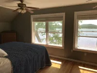 Beautiful Views @ 4-Season Lake House, Private Sandy Beach