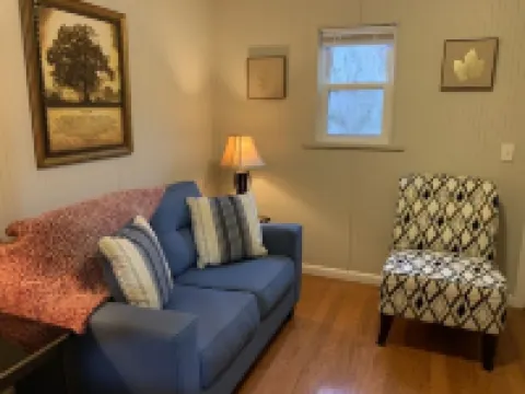 Charming house with a large fenced lot in a central location