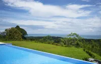 5 Bedrooms, large pool & spectacular whale tail ocean view!