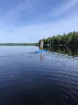 Cozy, Off-Grid Camp on Spectacle Pond w/ private water frontage!