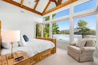 New Designer Lakefront Dock Putting Green Golf Sim