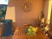 2 ROOMS EXCEPTIONAL SEA VIEW 5 min WALK FROM BEACH AND RAYOL VILLAGE (VAR) Hotels in der Nähe von Eglise Sainte Thérèse de lenfant Jésus - Eglise du Rayol