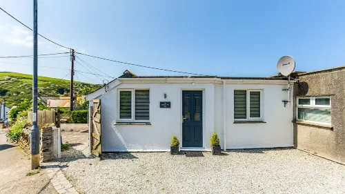 The Lobster Pot nestled in the picturesque Port Isaac harbour