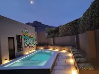 Beach villa with breathtaking views of mountains and sea