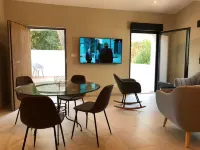 T3 garden heated pool parking close to port